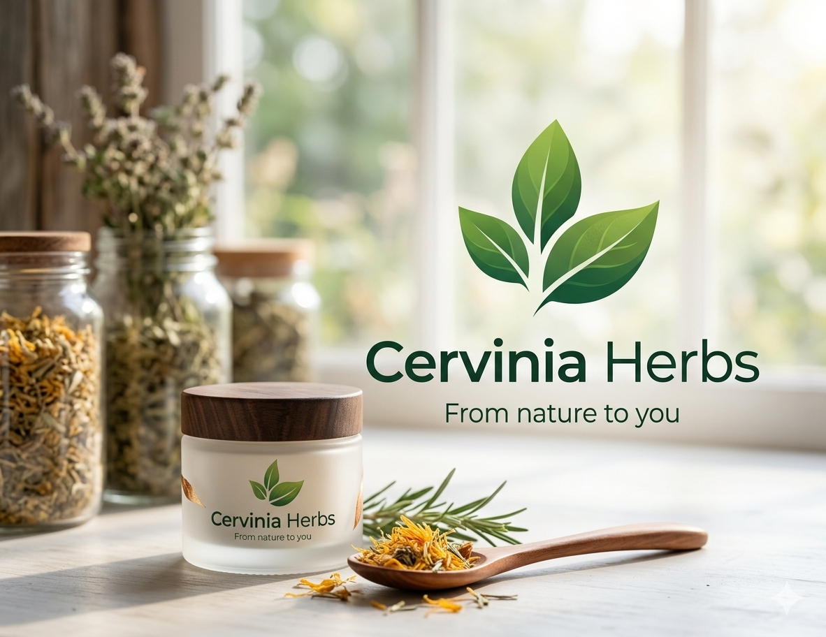 Premium organic herbs and spices collection by Cervinia Herbs